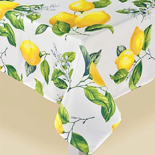 Amscan Lemons Tablecover Tablecover - 60 x 104 | רב -צבעוני | מחשב אחד.
